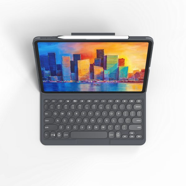 Zagg Pro Keys Bluetooth Keyboard Case For Apple Ipad Pro 12.9 (2018/2020/2021) Azerty Black - Afbeelding 3