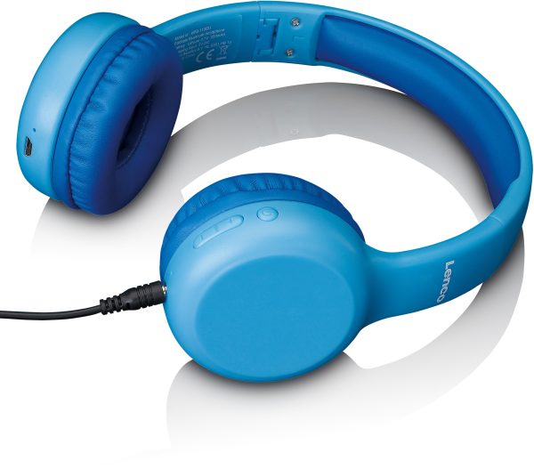 Lenco Hpb-110Bu Lenco On-Ear Stereo Bluetooth Headset For Kids Blue - Afbeelding 9