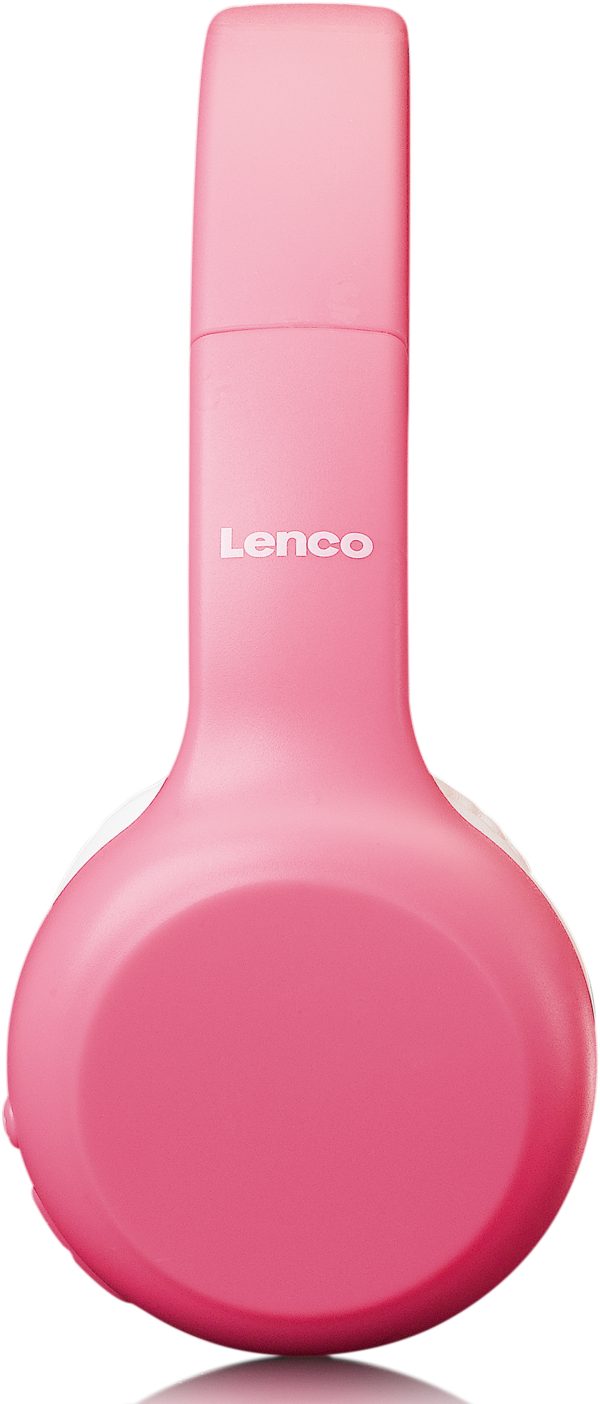Lenco Hpb-110Pk Lenco On-Ear Stereo Bluetooth Headset For Kids Pink - Afbeelding 2