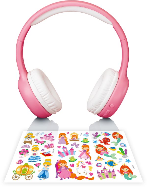 Lenco Hpb-110Pk Lenco On-Ear Stereo Bluetooth Headset For Kids Pink - Afbeelding 5