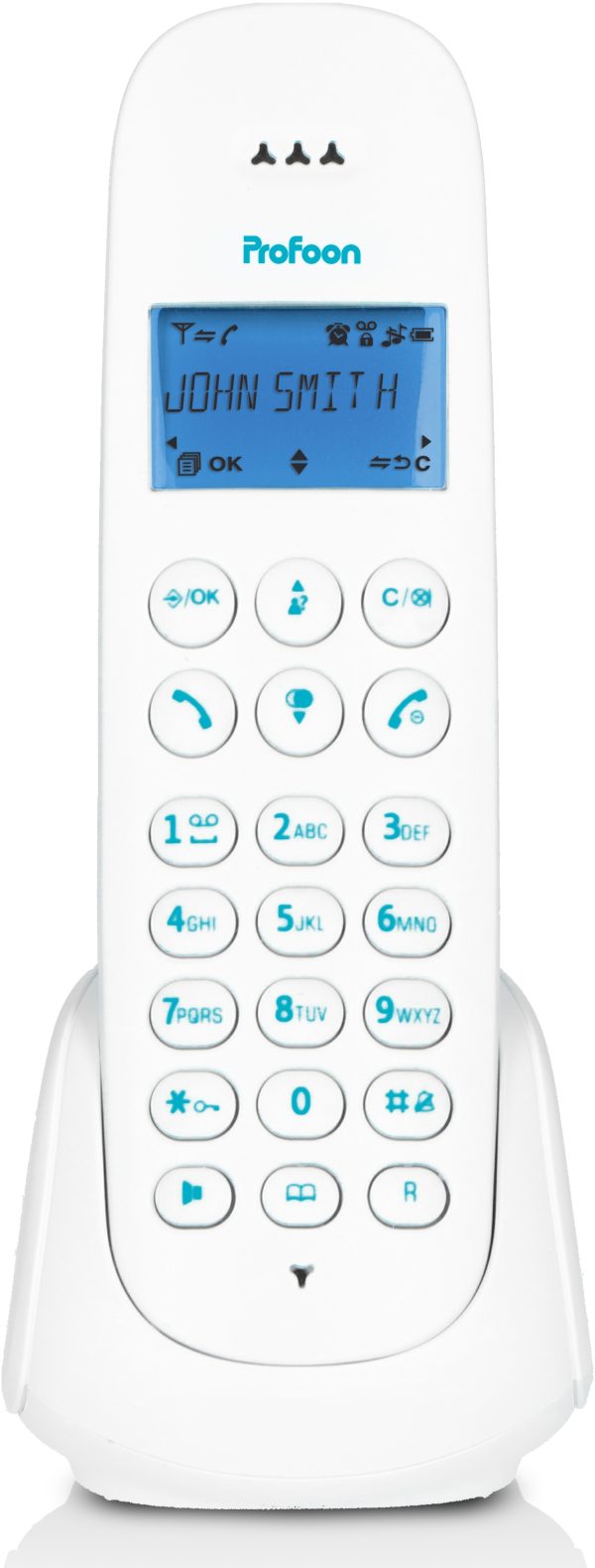 Profoon Pdx-300Bw Profoon Dect Telefoon White/Blue