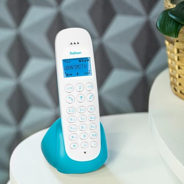 Profoon Pdx-300Bw Profoon Dect Telefoon White/Blue - Afbeelding 8