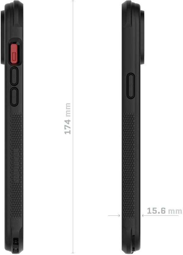 Ghostek Nautical Waterproof Magsafe Case + Belt Swivel Holster Apple Iphone 14 Plus Black - Afbeelding 4