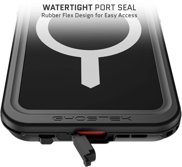 Ghostek Nautical Slim Waterproof Magsafe Case Apple Iphone 14 Plus Black - Afbeelding 10