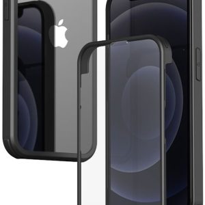 Valenta Tempered Glass Full Cover Bumper Case Apple Iphone 14 Pro Max Black
