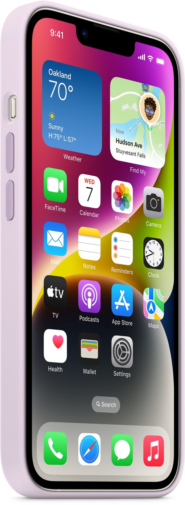 Apple Mpry3Zm/A Apple Silicone Case With Magsafe Iphone 14 Lilac - Afbeelding 3