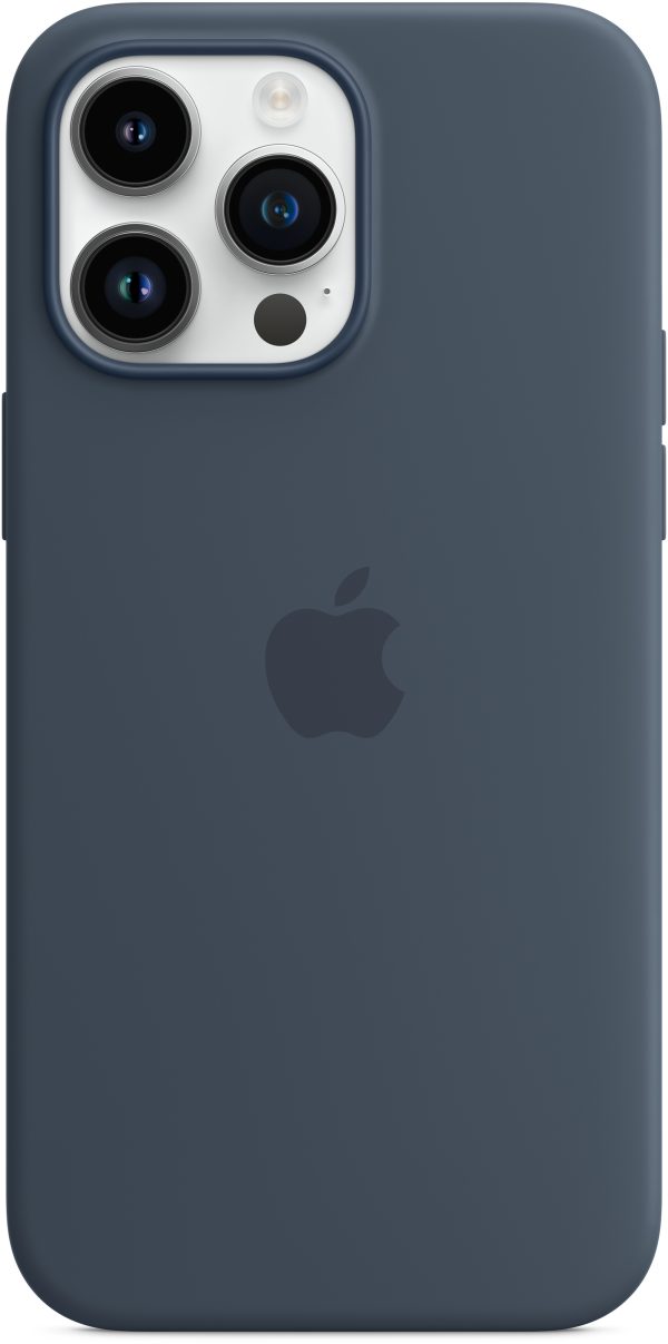 Apple Mptq3Zm/A Apple Silicone Case With Magsafe Iphone 14 Pro Max Storm Blue