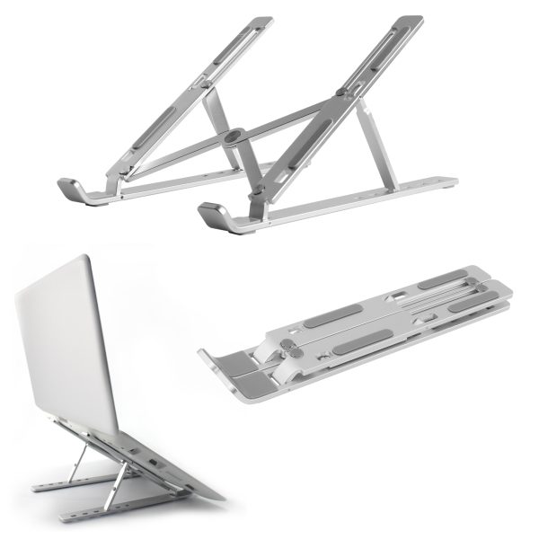 Mobilize Aluminium Laptop Stand Up To 17.3 Inch Silver - Afbeelding 8