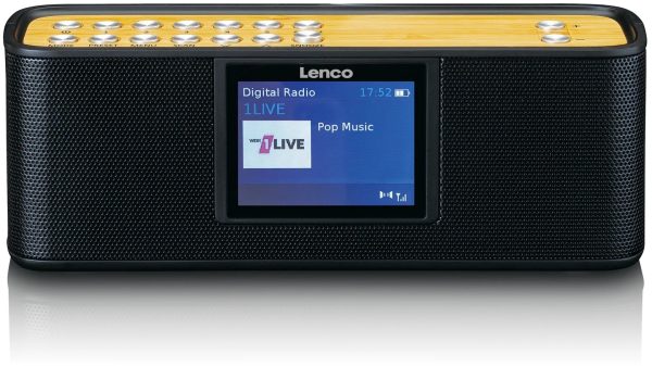 Lenco Pdr-045Bk Lenco Portable Internet Dab+ Bluetooth Radio Black - Afbeelding 3