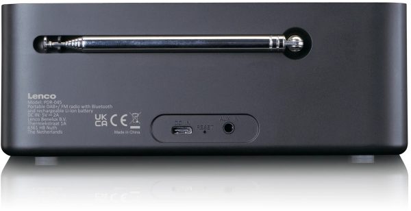 Lenco Pdr-045Bk Lenco Portable Internet Dab+ Bluetooth Radio Black - Afbeelding 5