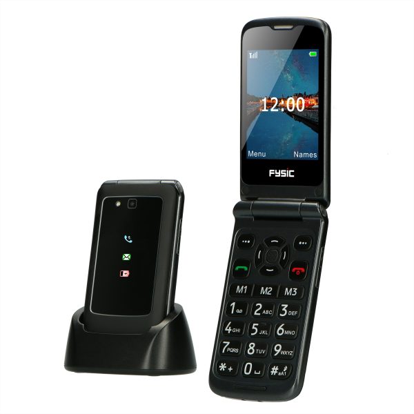 Fysic F15 Fysic Big Button Klap Gsm 4G Black - Afbeelding 6