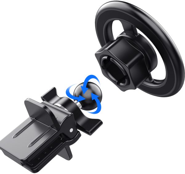 Celly Ghostmagpro Magsafe Car Holder Black - Afbeelding 3