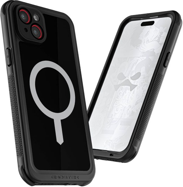 Ghostek Nautical Waterproof Magsafe Case + Belt Swivel Holster Apple Iphone 15 Plus Black - Afbeelding 6