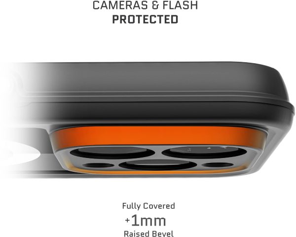 Ghostek Nautical Slim Waterproof Magsafe Case Apple Iphone 15 Pro Max Black - Afbeelding 6