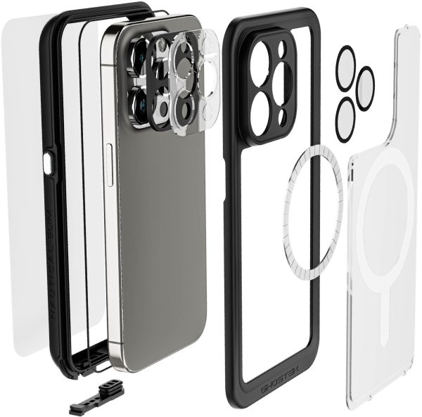 Ghostek Nautical Slim Waterproof Magsafe Case Apple Iphone 15 Pro Clear - Afbeelding 7