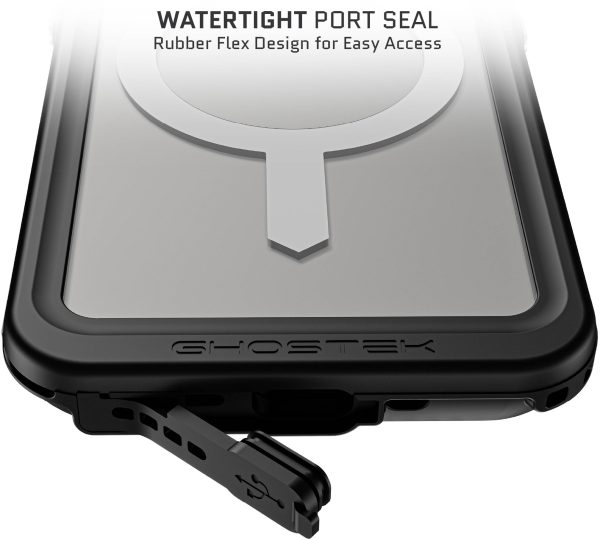 Ghostek Nautical Slim Waterproof Magsafe Case Apple Iphone 15 Pro Clear - Afbeelding 8