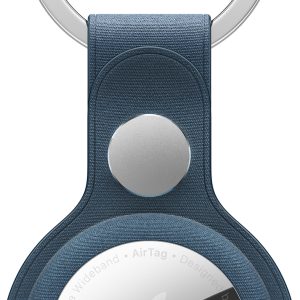 Apple Mt2K3Zm/A Apple Airtag Finewoven Key Ring Pacific Blue