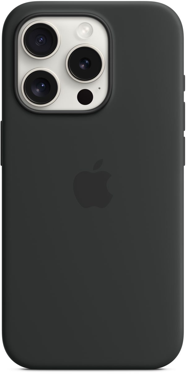 Apple Mt1A3Zm/A Apple Silicone Case With Magsafe Iphone 15 Pro Black