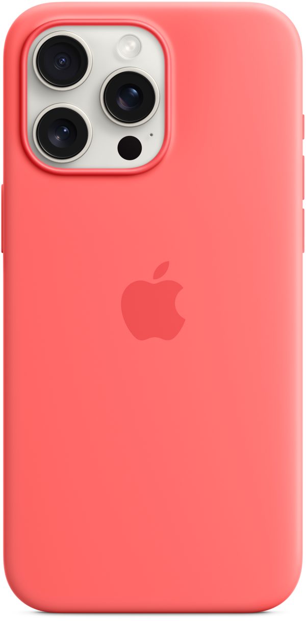 Apple Mt1V3Zm/A Apple Silicone Case With Magsafe Iphone 15 Pro Max Guave