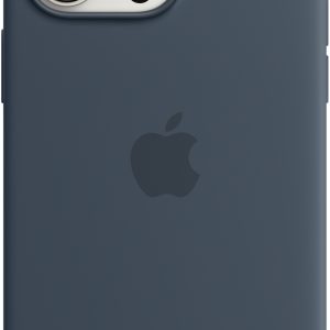 Apple Mt1P3Zm/A Apple Silicone Case With Magsafe Iphone 15 Pro Max Storm Blue