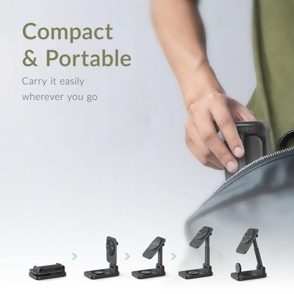 Mobilize 3In1 Charger Station Magsafe Compatible 15W Black - Afbeelding 5