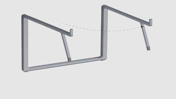 Rain Design Mbar Pro+ Foldable Laptop Stand Space Grey - Afbeelding 5