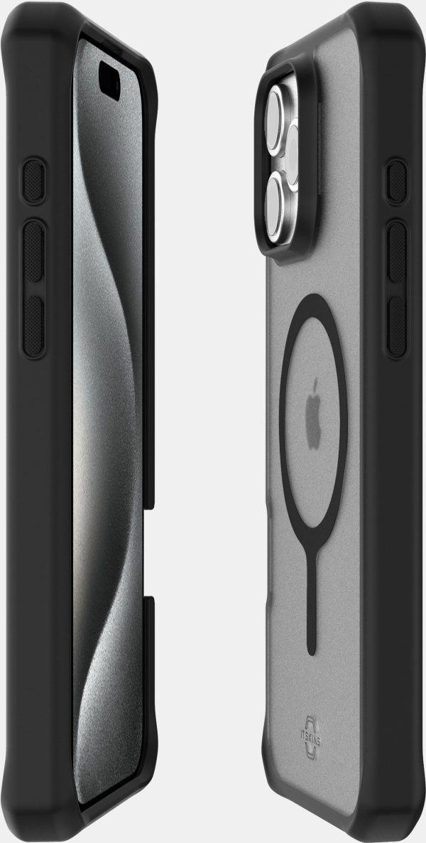 Itskins Level 2 Hybridmagfrost_R For Apple Iphone 16 Pro Max Black - Afbeelding 3