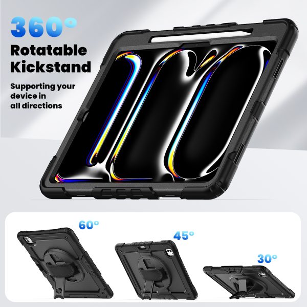 Xccess Survivor Essential Case Apple Ipad Pro 13 (2024) Black (Screenless) - Afbeelding 4