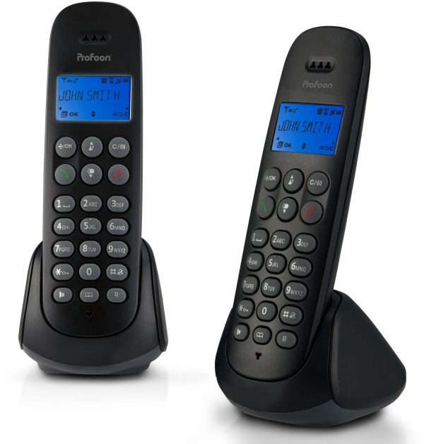 Profoon Pdx-320 Profoon Dect Telefoon Duo Black - Afbeelding 4
