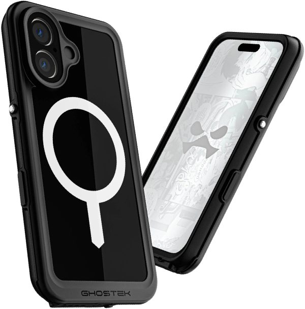 Ghostek Nautical Slim Waterproof Magsafe Case Apple Iphone 16 Black - Afbeelding 6