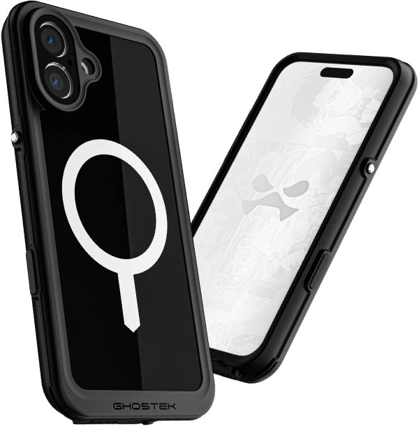 Ghostek Nautical Slim Waterproof Magsafe Case Apple Iphone 16 Plus Black - Afbeelding 6