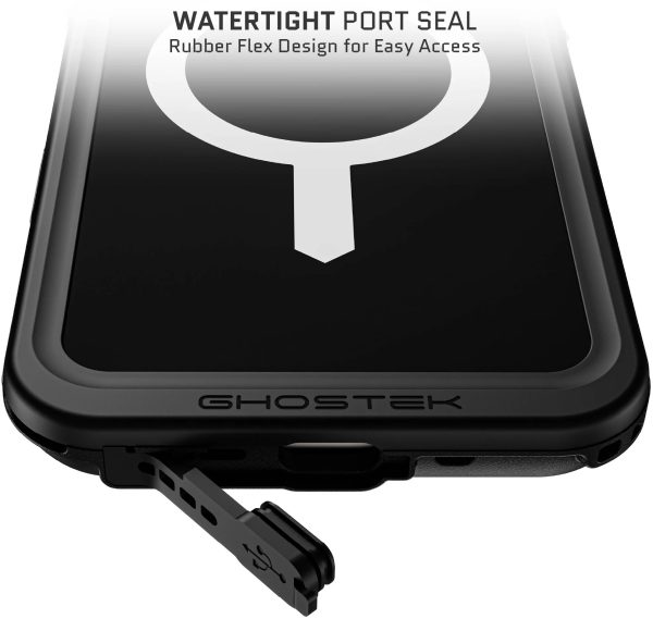 Ghostek Nautical Slim Waterproof Magsafe Case Apple Iphone 16 Plus Black - Afbeelding 9