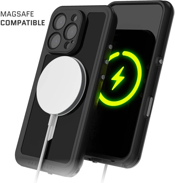 Ghostek Nautical Slim Waterproof Magsafe Case Apple Iphone 16 Pro Black - Afbeelding 10