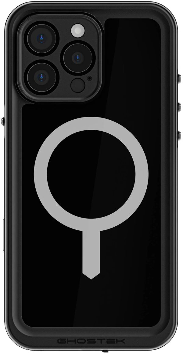 Ghostek Nautical Slim Waterproof Magsafe Case Apple Iphone 16 Pro Max Black - Afbeelding 2