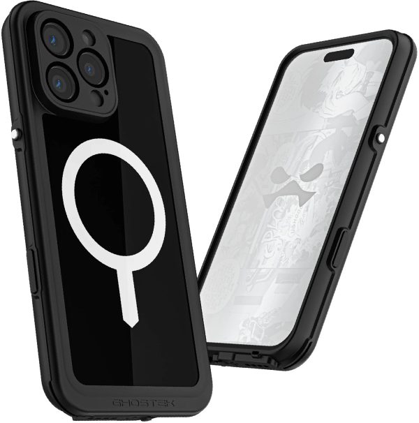 Ghostek Nautical Slim Waterproof Magsafe Case Apple Iphone 16 Pro Max Black - Afbeelding 6