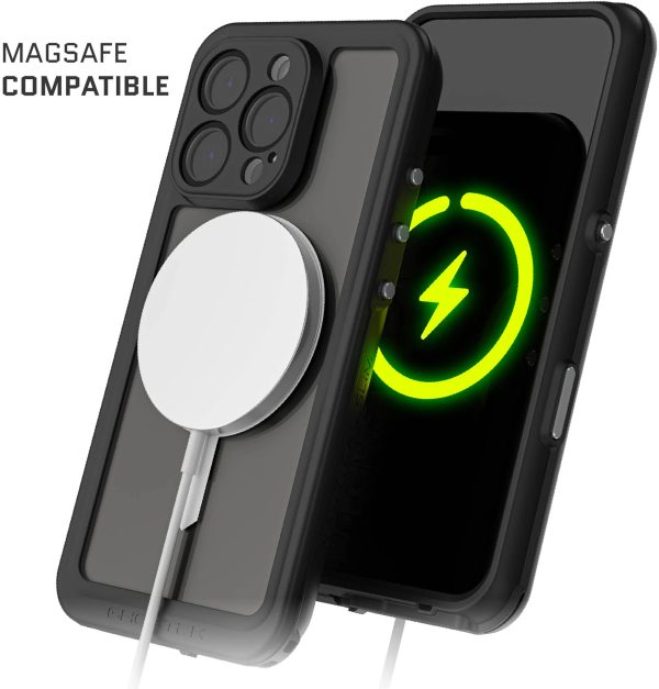 Ghostek Nautical Slim Waterproof Magsafe Case Apple Iphone 16 Pro Clear - Afbeelding 10