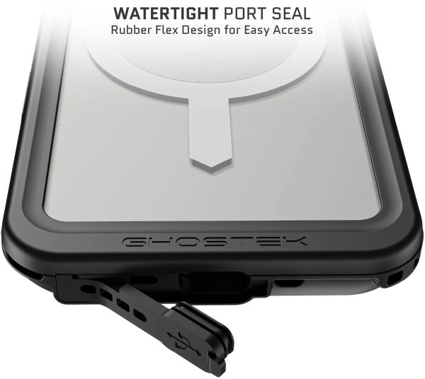Ghostek Nautical Slim Waterproof Magsafe Case Apple Iphone 16 Pro Clear - Afbeelding 9