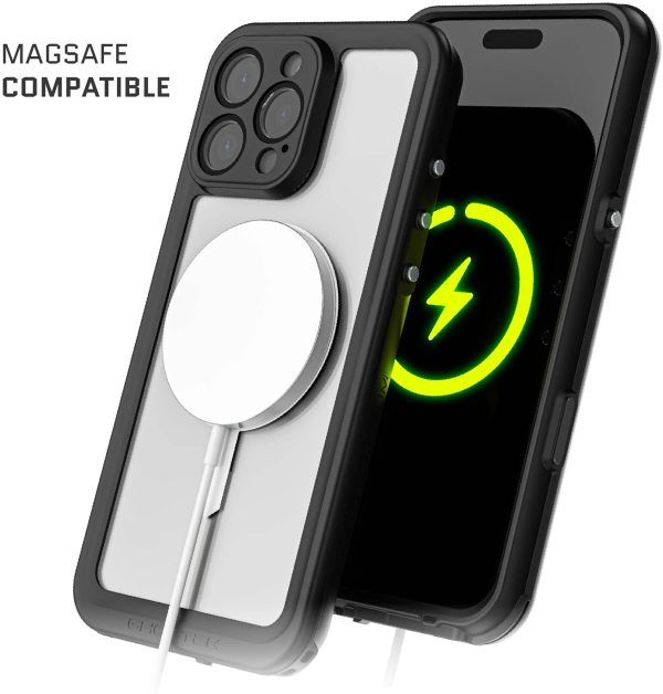 Ghostek Nautical Slim Waterproof Magsafe Case Apple Iphone 16 Pro Max Clear - Afbeelding 10