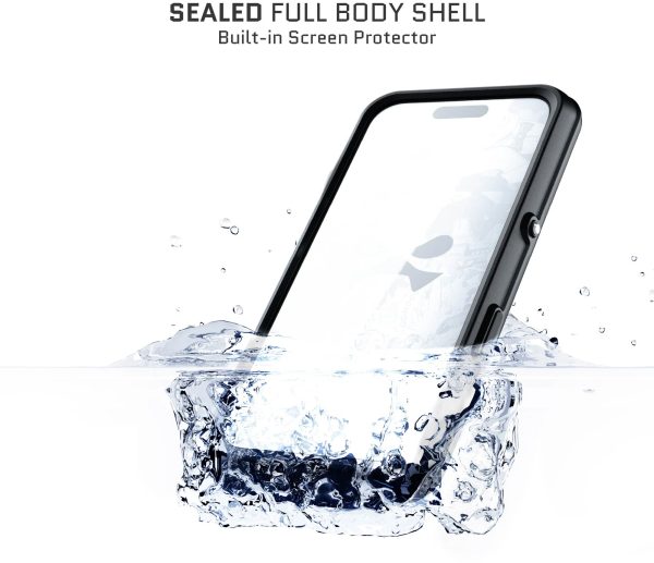 Ghostek Nautical Slim Waterproof Magsafe Case Apple Iphone 16 Pro Max Clear - Afbeelding 11