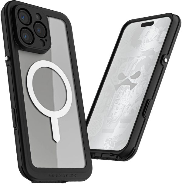 Ghostek Nautical Slim Waterproof Magsafe Case Apple Iphone 16 Pro Max Clear - Afbeelding 6