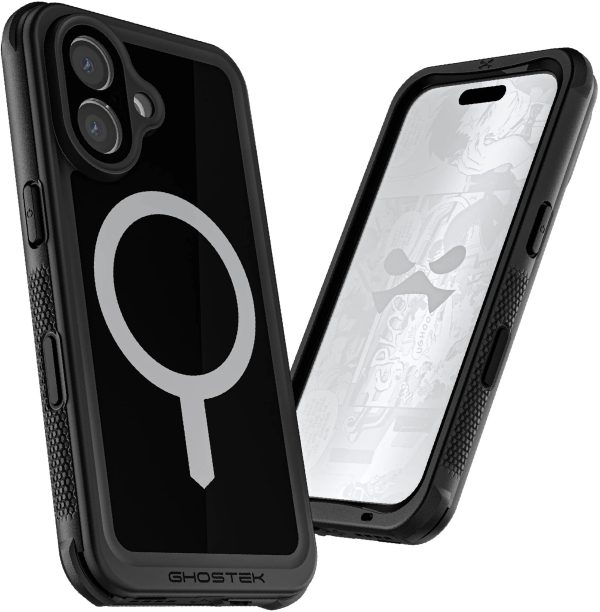 Ghostek Nautical Waterproof Magsafe Case + Belt Swivel Holster Apple Iphone 16 Black - Afbeelding 7