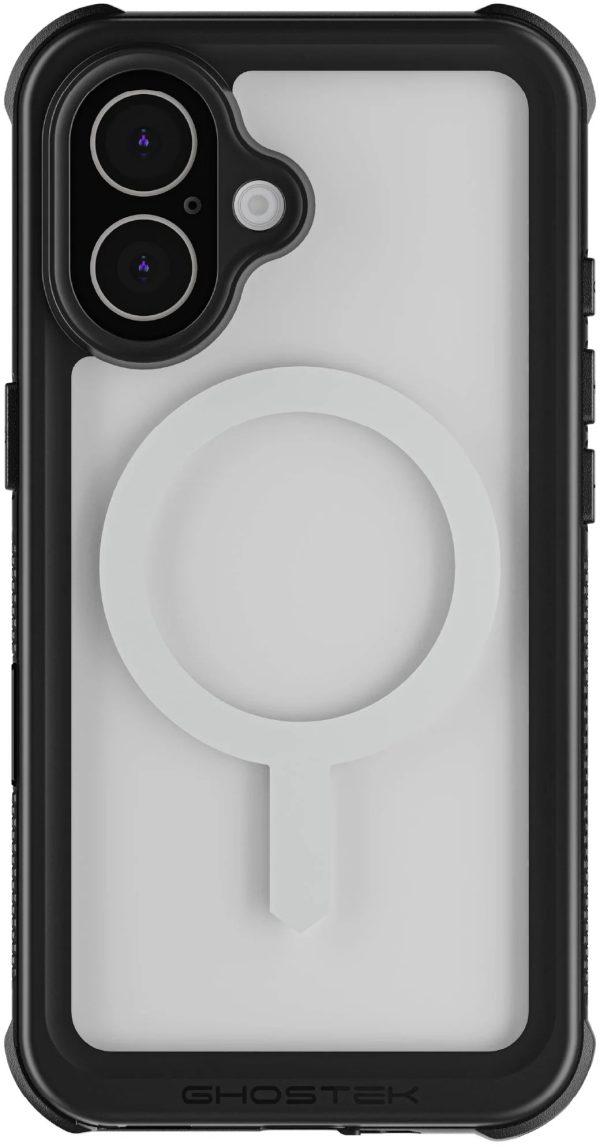 Ghostek Nautical Waterproof Magsafe Case + Belt Swivel Holster Apple Iphone 16 Clear - Afbeelding 3