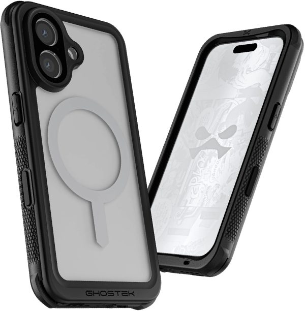 Ghostek Nautical Waterproof Magsafe Case + Belt Swivel Holster Apple Iphone 16 Clear - Afbeelding 7