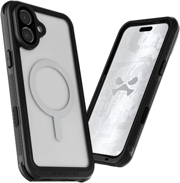 Ghostek Nautical Waterproof Magsafe Case + Belt Swivel Holster Apple Iphone 16 Plus Clear - Afbeelding 7