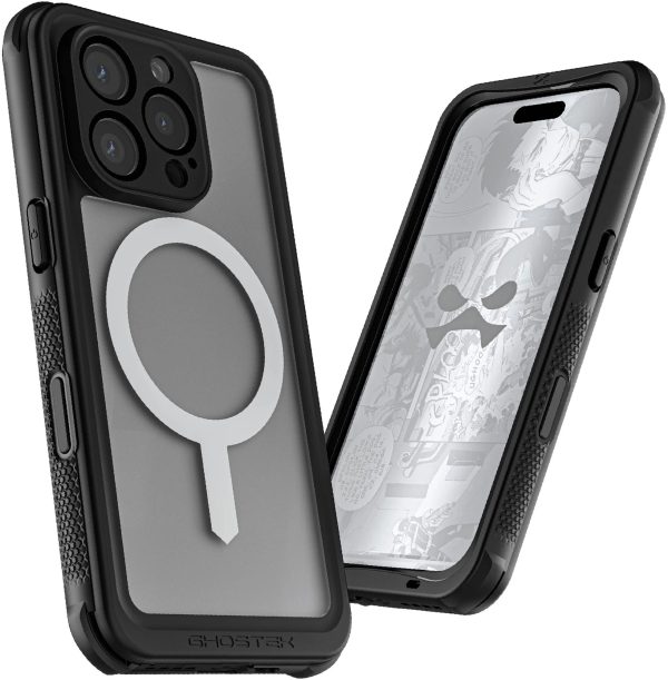 Ghostek Nautical Waterproof Magsafe Case + Belt Swivel Holster Apple Iphone 16 Pro Clear - Afbeelding 7