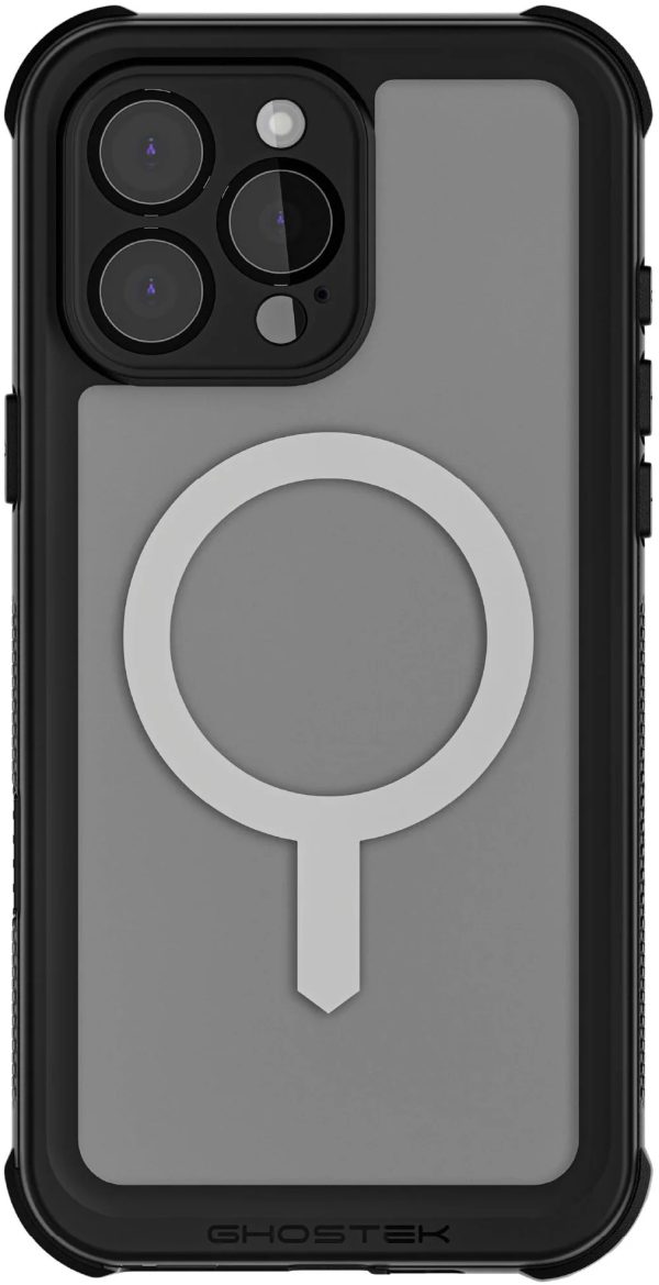 Ghostek Nautical Waterproof Magsafe Case + Belt Swivel Holster Apple Iphone 16 Pro Max Clear - Afbeelding 3
