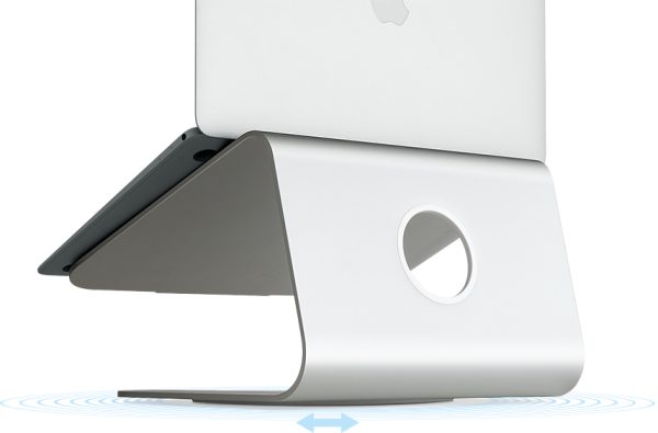 Rain Design Mstand 360 Laptop Stand + Swivel Base Silver Actie Pakket 5+1 Gratis