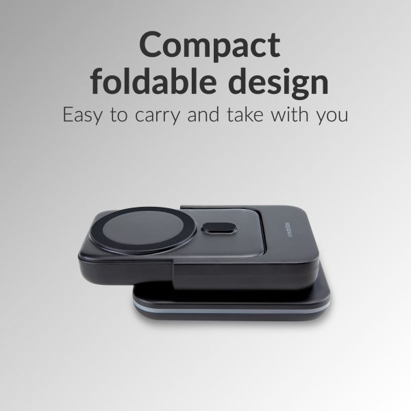 Mobilize 4In1 Wireless Charger Station With Detachable Power Bank 5000Mah Black - Afbeelding 5