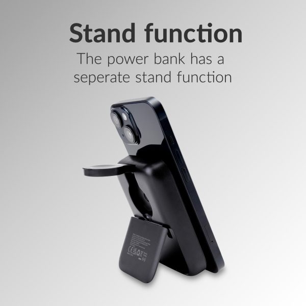 Mobilize 4In1 Wireless Charger Station With Detachable Power Bank 5000Mah Black - Afbeelding 6