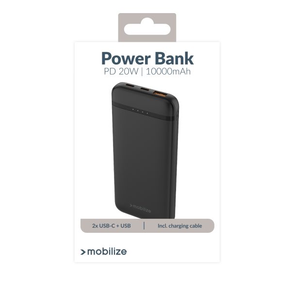 Mobilize Power Bank 10000Mah Pd 20W Black - Afbeelding 10